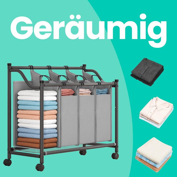 ZBERNÝ KÔŠ NA BIELIZEŇ, sivá - Žehlenie & pranie, Online Only