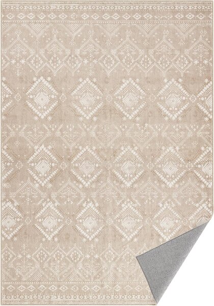 SONGMICS Obdĺžnikový koberec ORIENT 120x170 cm cappuccino béžový