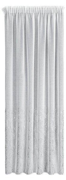 ZÁCLONA NA PÁSKE MELIA 140X270 CM BIELA