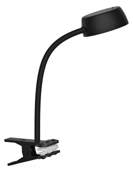 Top Light Top Light - LED Stolná lampa s klipom OLIVIA KL C LED/4,5W/230V čierna TP1645 + záruka 3 roky zadarmo