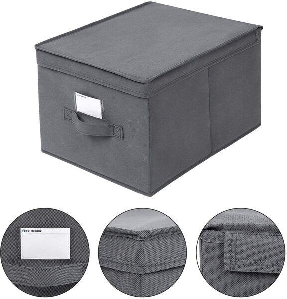 SONGMICS Úložné boxy Mera sivé