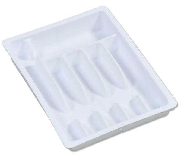 Plastový kuchynský organizér Loft White, 50x38 cm