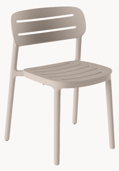 Stohovateľné záhradné stoličky Croisette, 4 ks