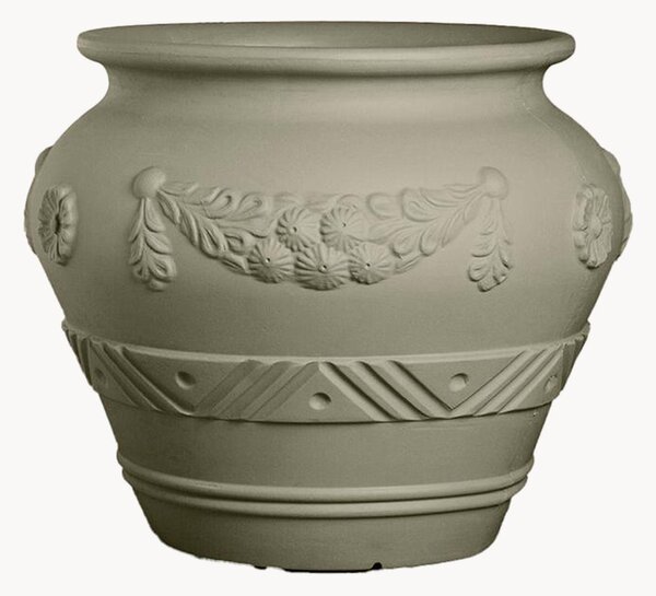 Exteriérový obal na kvetináč Orcio Festonato, V 50 cm