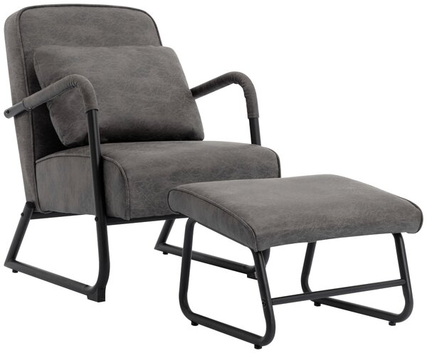 RELAXAČNÉ KRESLO S PODNOŽKOU, textil, sivá Livetastic - Online Only obývacie izby, Online Only