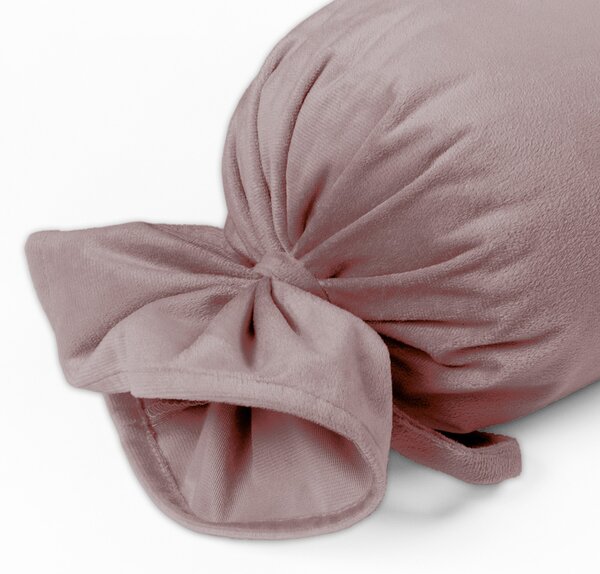 Biante Zamatový vankúš valec bonbon Velvet Prémium SVP-002 Staroružový 15x40 cm