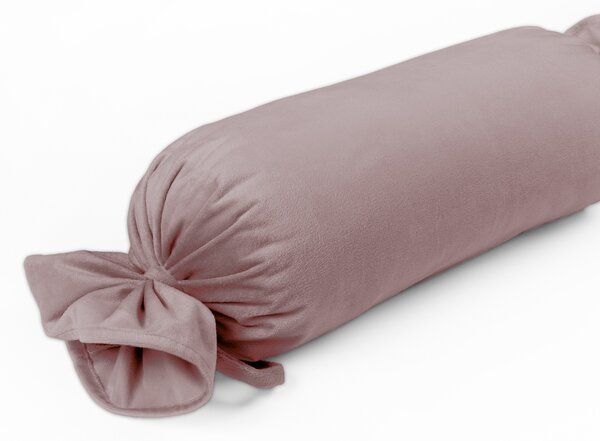 Biante Zamatový vankúš valec bonbon Velvet Prémium SVP-002 Staroružový 15x40 cm