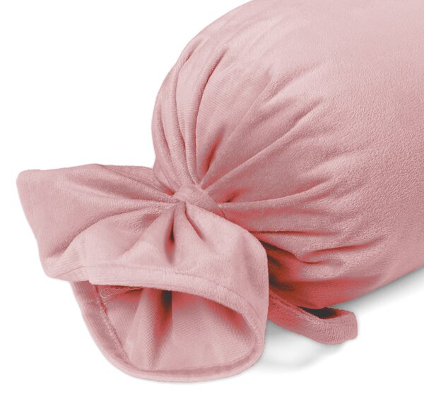Biante Zamatový vankúš valec bonbon Velvet Prémium SVP-033 Staroružový 15x40 cm