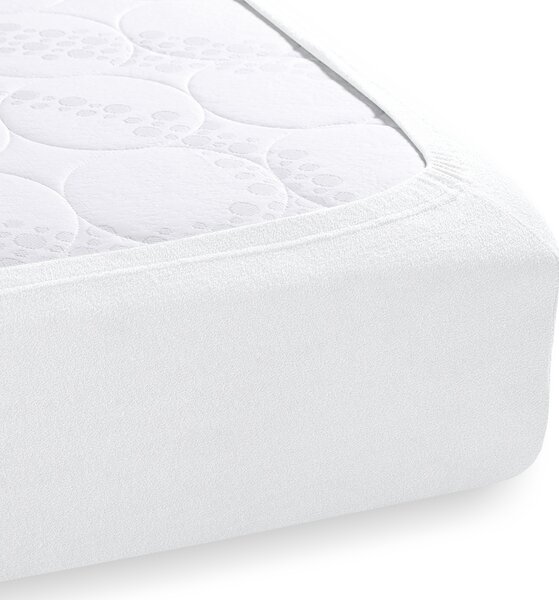 Froté napínacie prestieradlo FR-031 Biele 90 x 200 - výška 20 cm