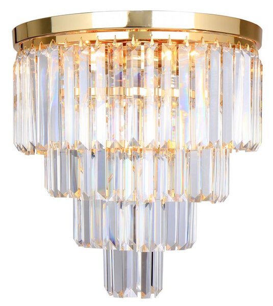 Brilagi Brilagi - LED Krištáľové stropné svietidlo MOZART 5xE14/40W/230V zlatá BG0752 + záruka 3 roky zadarmo