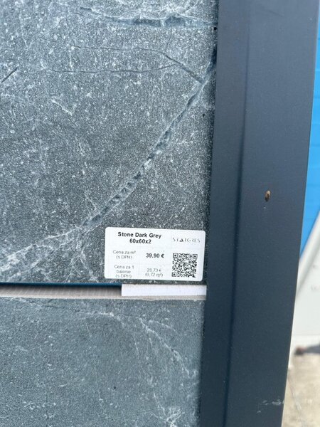 Stone Dark Grey 60x60x2