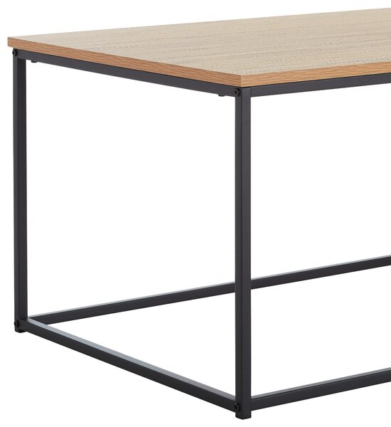 KONFERENČNÝ STOLÍK, čierna, farba duba, kov, kompozitné drevo, 100/60/45 cm MID.YOU - Stolíky do obývačky, Online Only