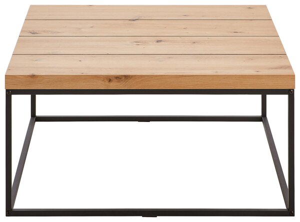 KONFERENČNÝ STOLÍK, čierna, farba duba, kov, kompozitné drevo, 80/40/80 cm P & B - Stolíky do obývačky, Online Only