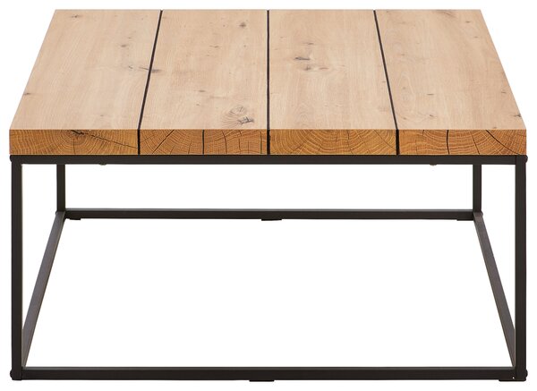 KONFERENČNÝ STOLÍK, čierna, farba duba, kov, kompozitné drevo, 80/40/80 cm P & B - Stolíky do obývačky, Online Only