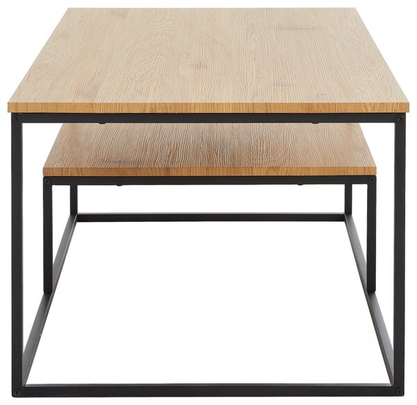 KONFERENČNÝ STOLÍK, čierna, farba duba, kov, kompozitné drevo, 110/60/45 cm MID.YOU - Stolíky do obývačky, Online Only