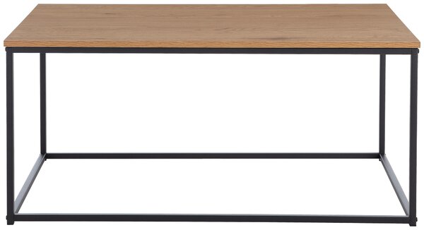 KONFERENČNÝ STOLÍK, čierna, farba duba, kov, kompozitné drevo, 100/60/45 cm MID.YOU - Stolíky do obývačky, Online Only