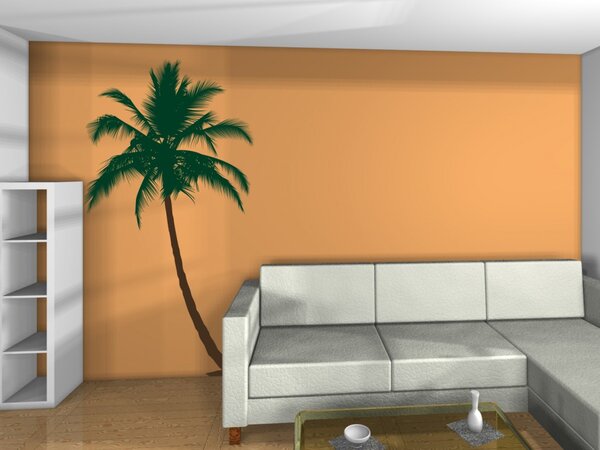 Tropická palma, Samolepky na stenu