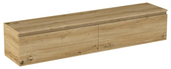 NÍZKA KOMODA, farba duba, 180/30/33 cm Boxxx - TV nábytok, Online Only