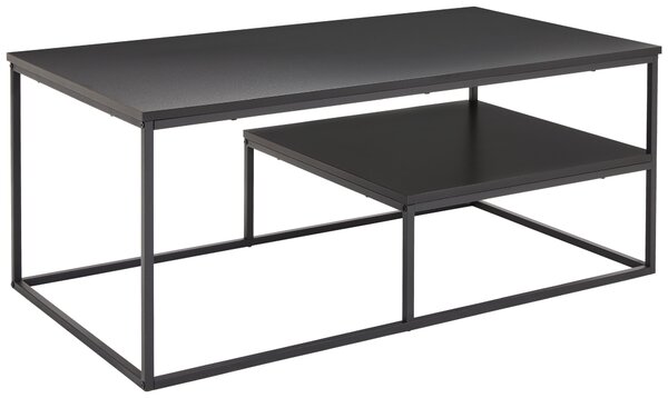 KONFERENČNÝ STOLÍK, čierna, kov, kompozitné drevo, 110/60/45 cm MID.YOU - Stolíky do obývačky, Online Only