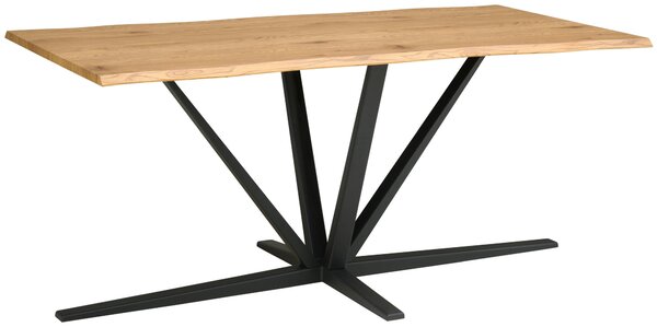 JEDÁLENSKÝ STÔL, čierna, farba duba, 180/90/76 cm MID.YOU - Online Only jedálne, Online Only
