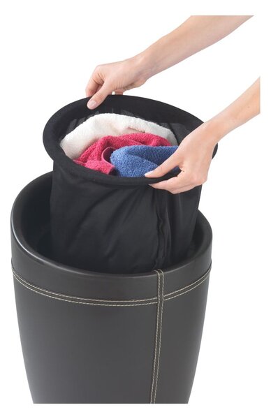 Biely kôš na bielizeň a taburetka v jednom Wenko Candy Look, 20 l
