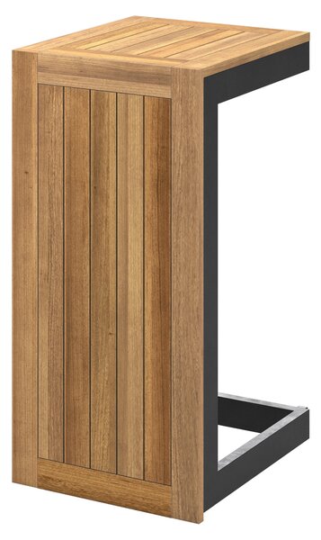 ZÁHRADNÝ PRÍRUČNÝ STOLÍK, drevo, kov, 70/38/35 cm Ambia Garden - Online Only záhrada, Online Only