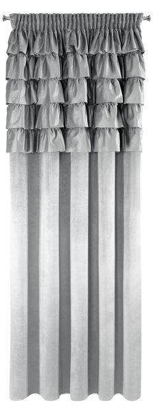 ZATEMŇOVACÍ ZÁVES NA PÁSKE AURA 140X270 CM STRIEBORNÁ