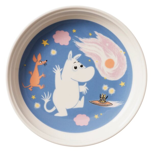 Set hrnčeka a taniera Moomin Space adventure, darčekový box