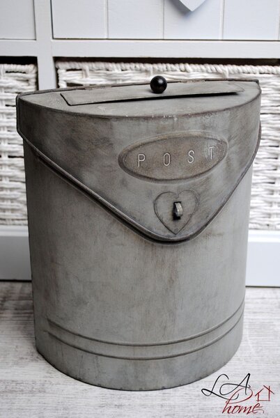 Poštová retro schránka - 24 * 10 * 29 cm - Clayre & Eef