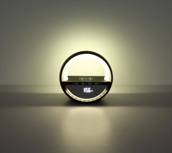 Globo 39907S -LED RGBW Dot nabíjacia stolná lampa s reproduktorom SOUNDRA LED/3,5W/5V 1800 mAh