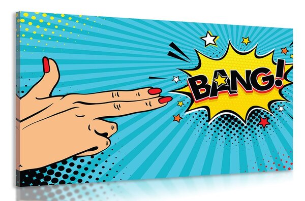 Obraz s pop art motívom - BANG!