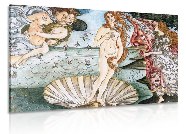 Obraz reprodukcia Zrodenie Venuše - Sandro Botticelli