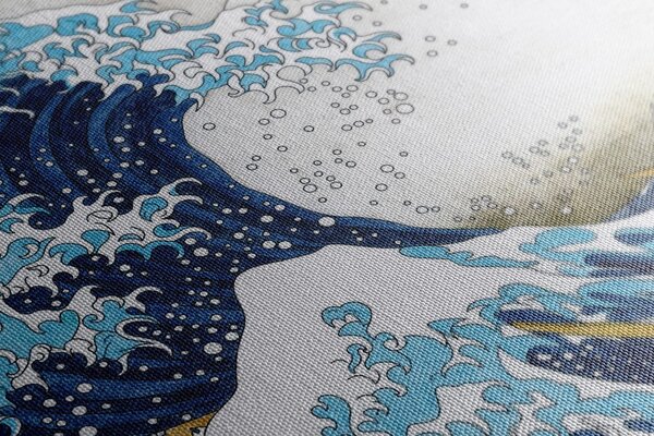 Obraz reprodukcia Veľká vlna z Kanagawa - Kacušika Hokusai