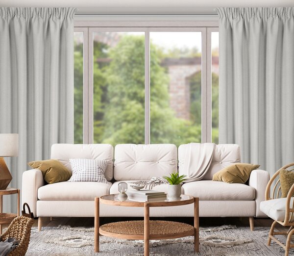ZATEMŇOVACÍ ZÁVES (100%) NA PÁSKE SUZAN 135X270 CM BÉŽOVÁ