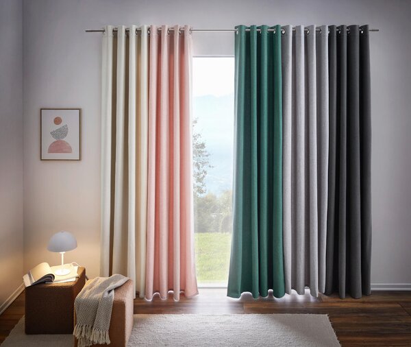 ZÁVES S OČKAMI, nepriehľadné, 140/250 cm Esprit - Záclony & závesy, Online Only