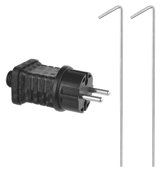 EMOS Vianočný LED stromček Bruce 120 cm čierny/teplá biela