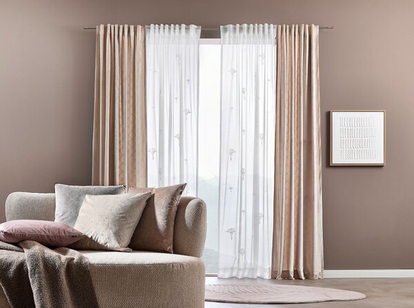 HOTOVÝ ZÁVES, polopriehľadné, 130/250 cm Joop! - Záclony & závesy, Online Only