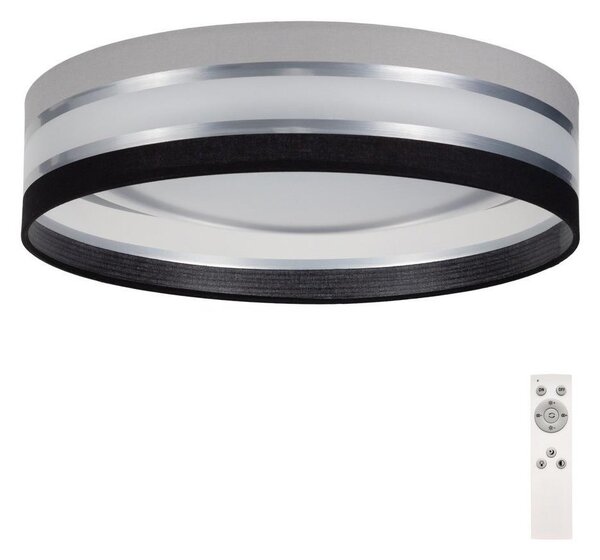Belis LED Stmievateľné stropné svietidlo SMART CORAL LED/24W/230V čierna/šedá + DO BE0517 + záruka 3 roky zadarmo