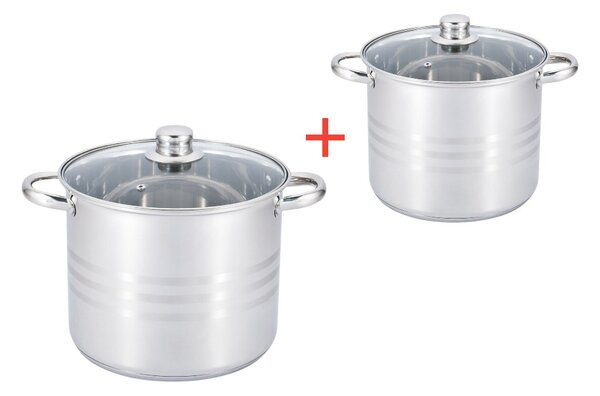 Sada kuchynských hrncov 10,6L + 12,9 L