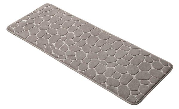 Predložka do kúpeľne Stones, 45x120 cm, béžová