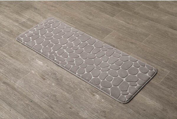 Predložka do kúpeľne Stones, 45x120 cm, béžová