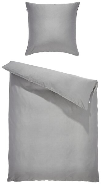 POSTEĽNÁ BIELIZEŇ, satén, sivá, 135/200 cm Schöner Wohnen - Online Only bytové doplnky, Online Only