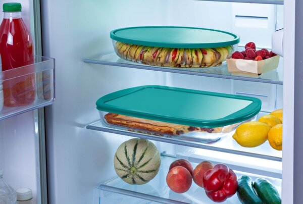 Sklenený pekáč s vekom PYREX 35x24cm/3,1l., borosilikát