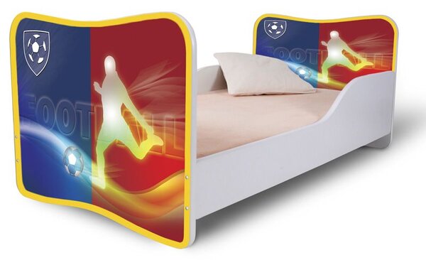 MAXMAX Detská posteľ FOOTBALL + matrac ZADARMO