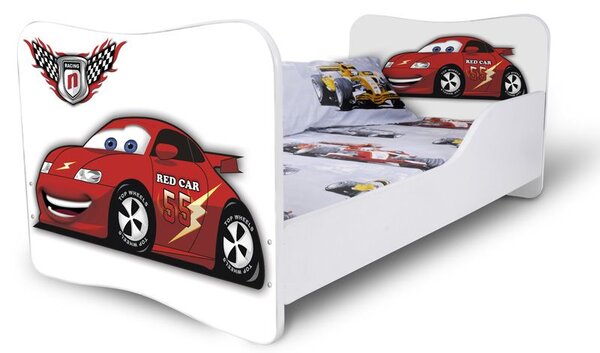MAXMAX Detská posteľ RED CAR + matrac ZADARMO