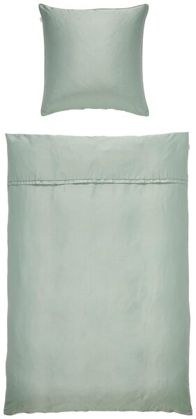 POSTEĽNÁ BIELIZEŇ, satén, šalviovozelená, 155/220 cm Schöner Wohnen - Online Only bytové doplnky, Online Only