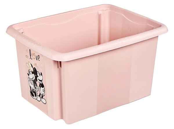 Plastový úložný box s vekom KEEEPER 15l Minnie