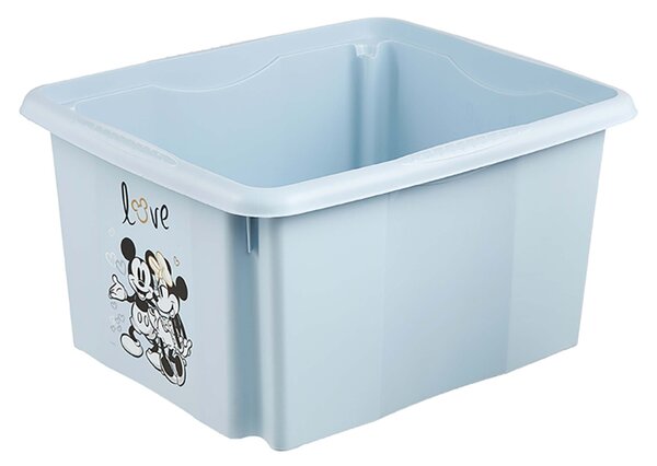 Plastový úložný box s vekom KEEEPER 24l Mickey