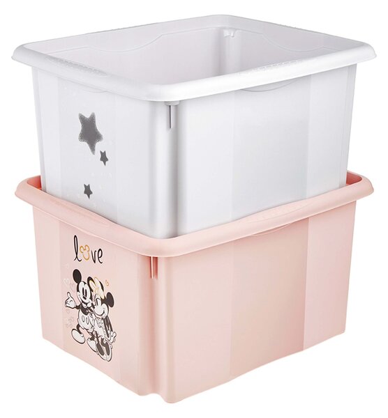 Plastový úložný box s vekom KEEEPER 24l Minnie