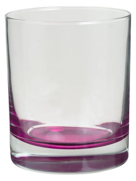 Sklenený pohár na vodu Color 300 ml sada 6ks